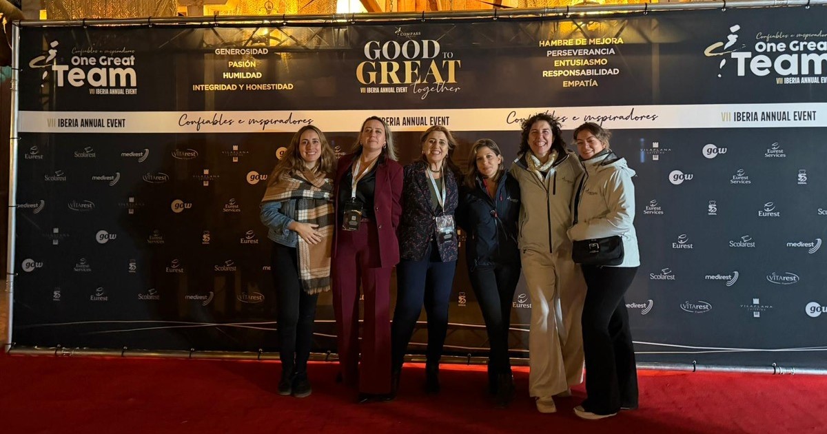Equipo de Humano360 junto al equipo de formacion de Compass asistiendo al VII Iberia Annual Event de Compass Group