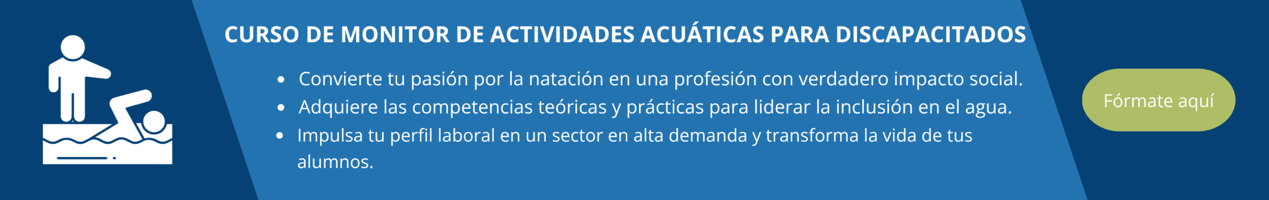 monitor de actividades acuáticas para discapacitados